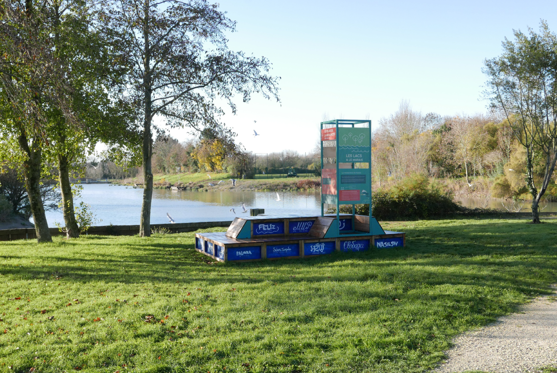 Photo d'un mobilier urbain - promontoire